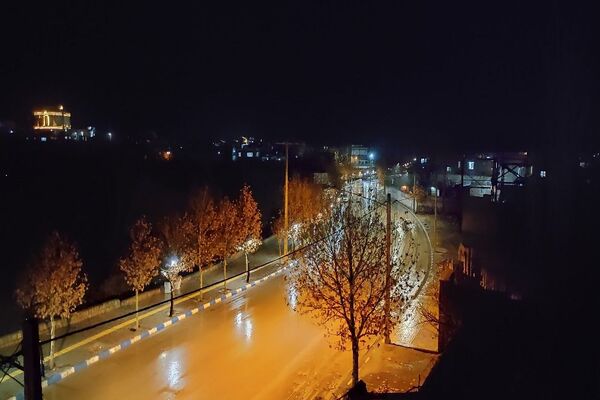جلوه زمستانی طبیعت شهر بار نیشابور 