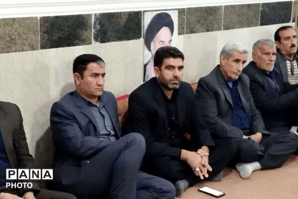 سوگواری مردم روستاهای شهر قلعه رئیسی در پی شهادت رهبر انقلاب