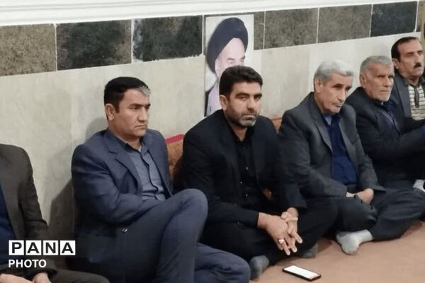 سوگواری مردم روستاهای شهر قلعه رئیسی در پی شهادت رهبر انقلاب