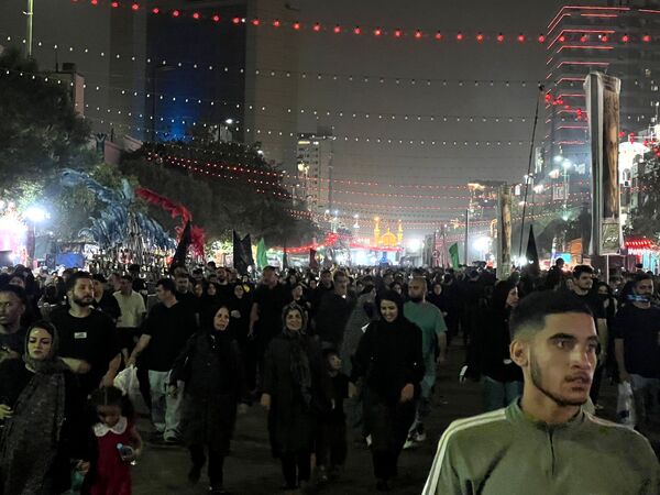 مراسم شب شهادت امام رئوف در مشهد مقدس 
