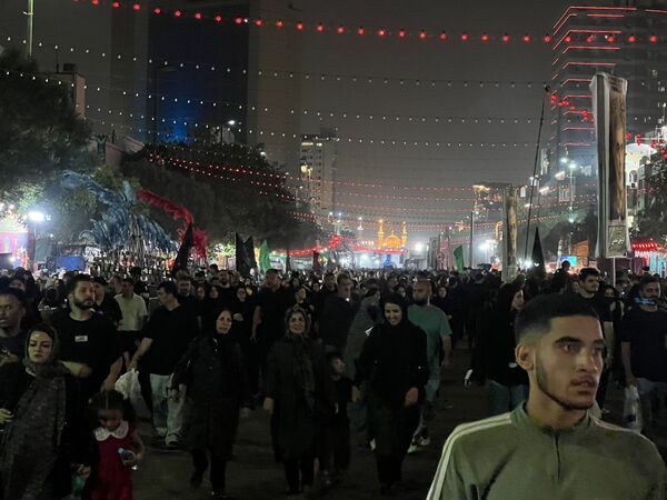 مراسم شب شهادت امام رئوف در مشهد مقدس 