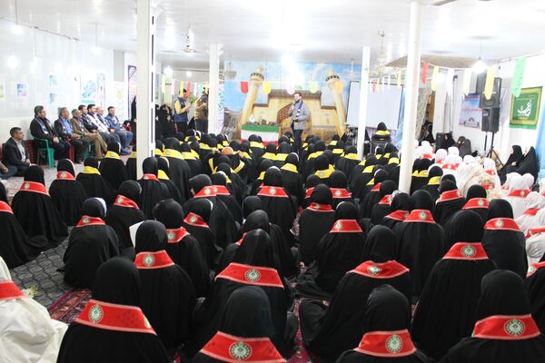 حضور قائم‌مقام سازمان دانش آموزی کشور در جمع پیشتازان معتکف گرمه 