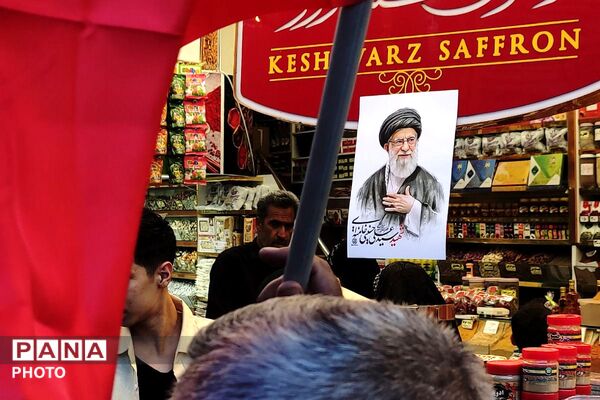  وداع با رهبر شهید در جوار بارگاه رضوی