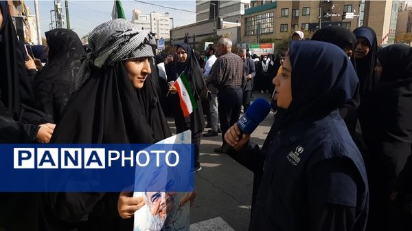  راهپیمایی ۱۳آبان روز ملی استکبار ستیزی و روز دانش آموز 