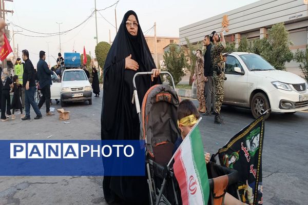 خروش کاروان پیاده‌روی یکصدهزار نفری «مشایه اهواز» 