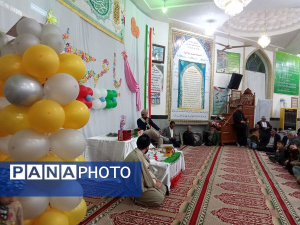 جشن نیمه شعبان در مسجد جامع شهر کندر