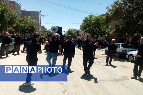 برگزاری مراسم گرامیداشت تاسوعای حسینی در شهر تیتکانلو 