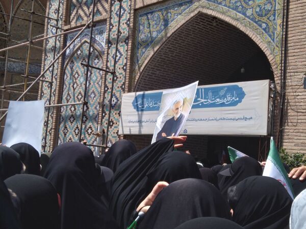 راهپیمایی مردم قزوین در جمعه خشم ونصر 