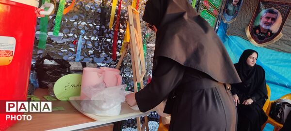 برپایی ایستگاه صلواتی آموزش و پرورش شهرستان سملقان 