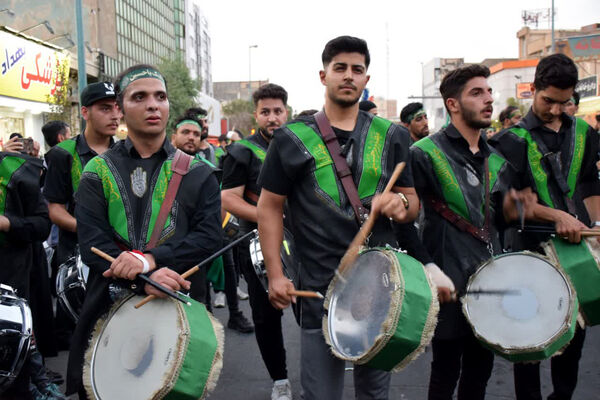 کاروان نمادین اسرای کربلا در قم - 2