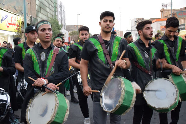 کاروان نمادین اسرای کربلا در قم - 2