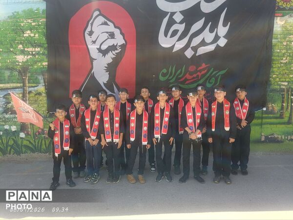 دبستان قائم ناحیه۲ میزبان و خدمتگزار زائران رضوی در محرم حسینی بود 