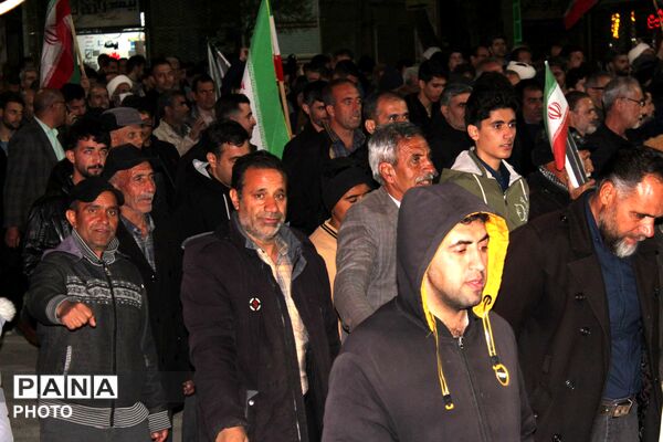 جلوه هایی از حضور باشکوه مردم آشخانه در راهپیمایی
