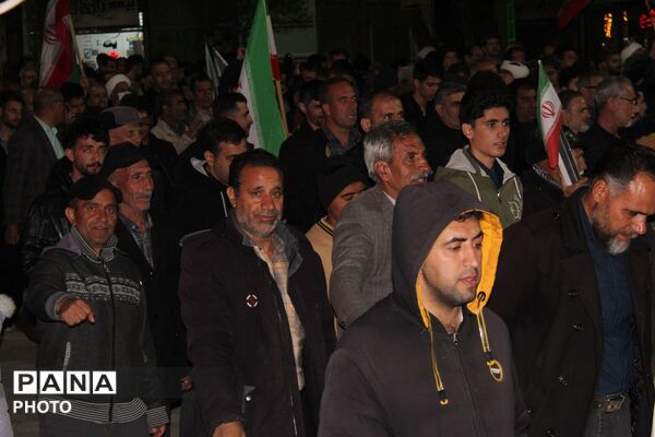 جلوه هایی از حضور باشکوه مردم آشخانه در راهپیمایی