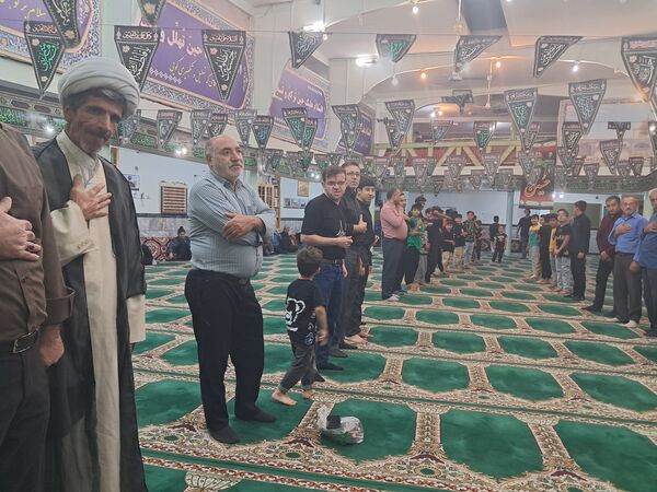 شب دوم محرم در مسجد صاحب‌الزمان آشخانه