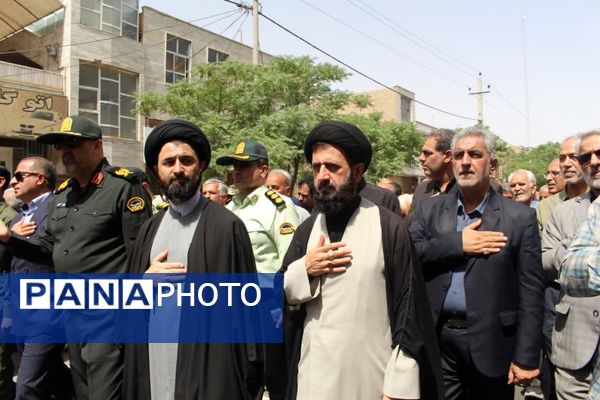 وداع باشکوه مردم دو استان با پیکر شهیدان اقتدار