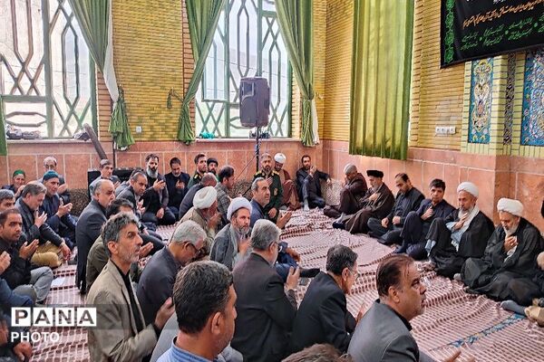 مراسم عزاداری شهادت امام جعفر صادق علیه السلام در حسینیه شهربار