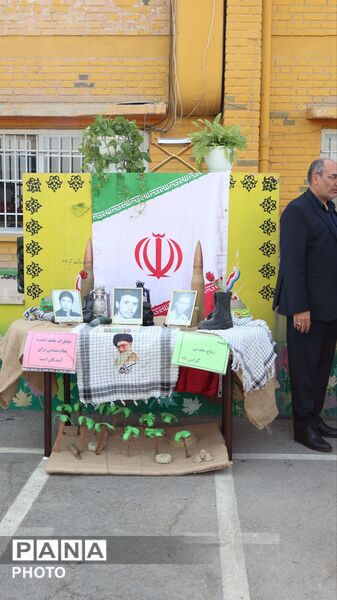 میزبانی دبیرستان دخترانه سعدی منطقه ۱۵ از شهید گمنام