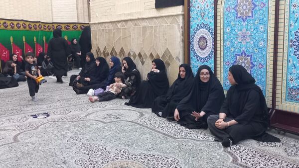 عزاداری ماه محرم در مسجد پیامبر اعظم شهرستان جم