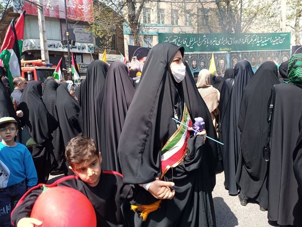 راهپیمایی روز قدس در ساری 