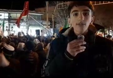 اجتماع پرشور مردمی درپی نابودی اسرائیل 