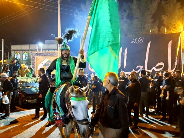 اجتماع بزرگ هیئت دهستان بزرگ رزق‌آباد شهرستان کاشمر 