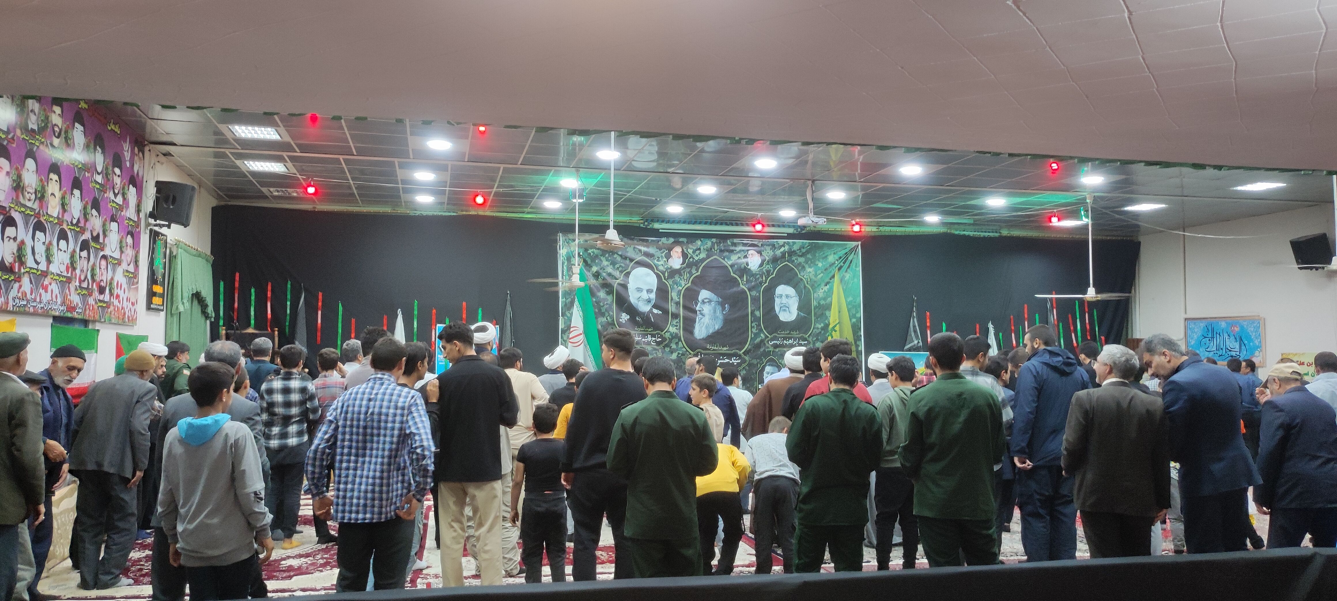 اجتماع امت حزب الله شیروان در پی شهادت شهید سید حسن نصرالله و حمایت از جبهه مقاومت و محکوم کردن رژیم صهیونیستی