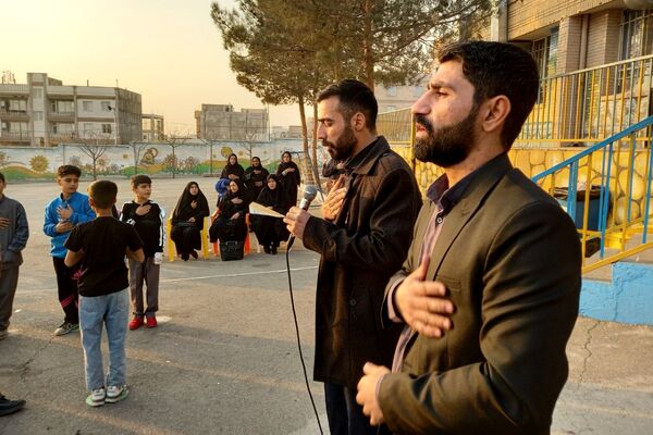 مراسم سوگواری حضرت فاطمه در دبستان هدایت ۲