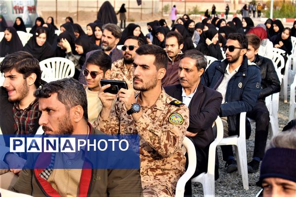 مراسم دومین سالگرد خاکسپاری شهید گمنام آموزشکده فنی دختران قم