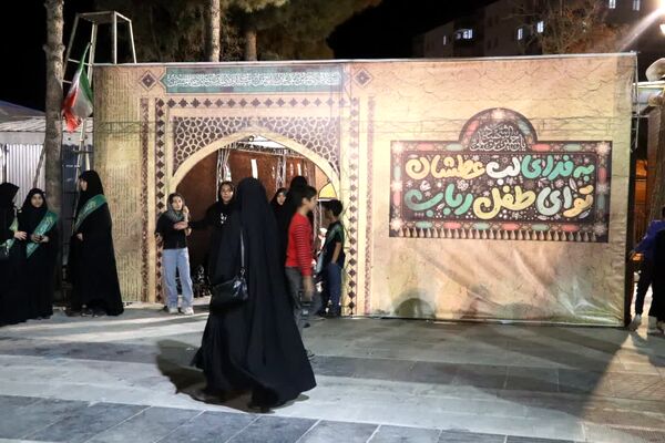 عزاداری ابا عبدالله الحسین (ع)  در امامزاده سید عباس در بجنورد 