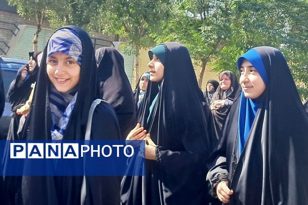 همبستگی مردم ولایتمدار نسیم‌شهر در راهپیمایی علیه رژیم صهیونیستی