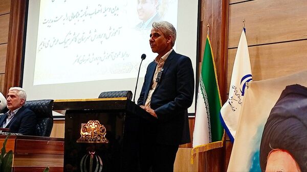 مراسم تودیع و معارفه مدیر آموزش و پرورش کاشمر