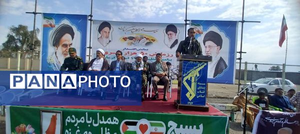 نمایش اقتدار و رزمایش بسیجیان شهرستا‌‌ن قلعه‌گنج