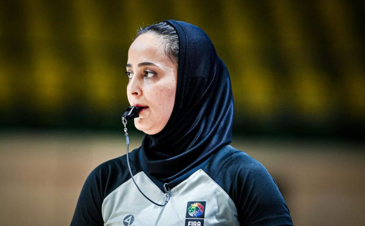 ناگویا ۲۰۲۶؛ مهسا کارگری داور اول دیدار نهایی بسکتبال سه‌نفره بانوان