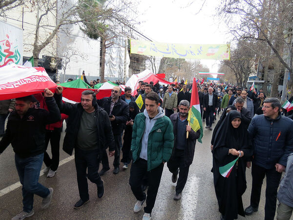 راهپیمایی روز ۲۲بهمن شهرستان بجنورد
