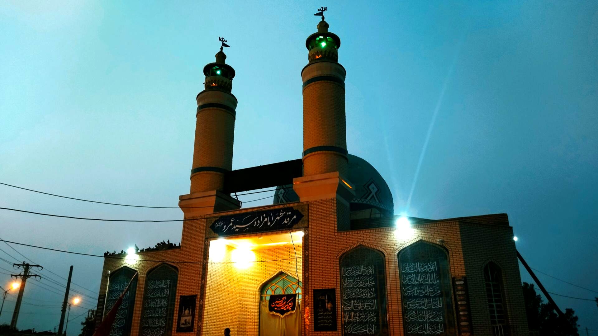 جاماندگان اربعین در مسیر شاه قطب‌الدین حیدر شهرستان رودان