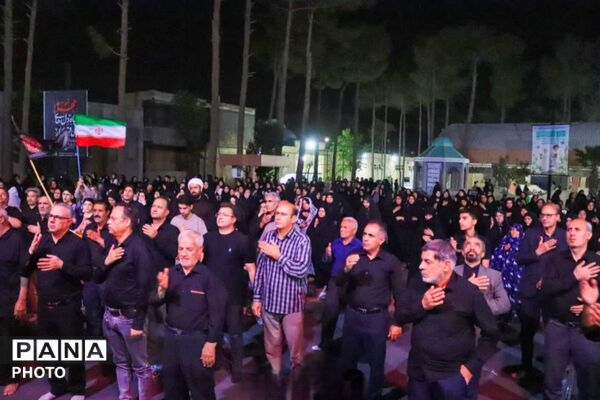 عزاداری شب هفتم محرم در امامزاه عمادالدین رباط‌کریم