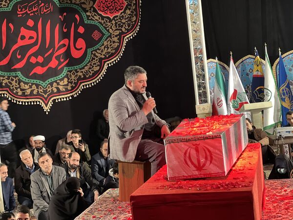 وداع با پیکر شهید گمنام 