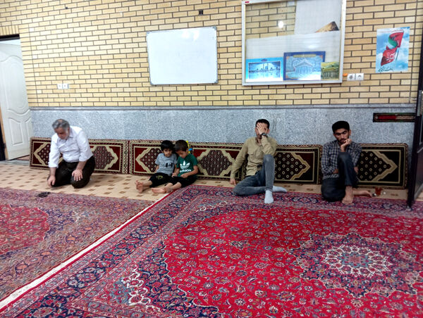مراسم عزاداری شهادت امام محمد باقر(ع) در شهر جعفریه قم 