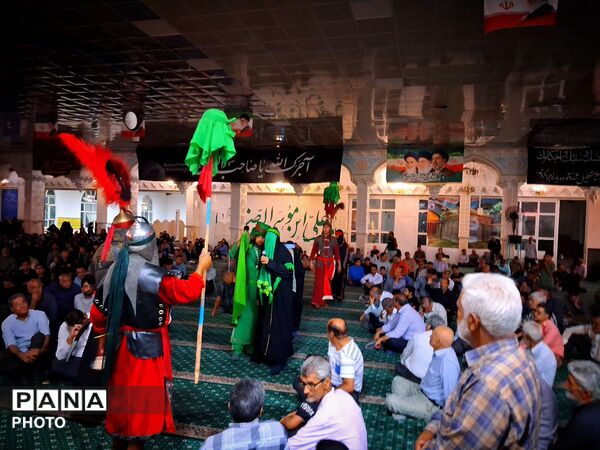 سوگواره تعزیه خوانی در امامزاده سید حمزه کاشمر