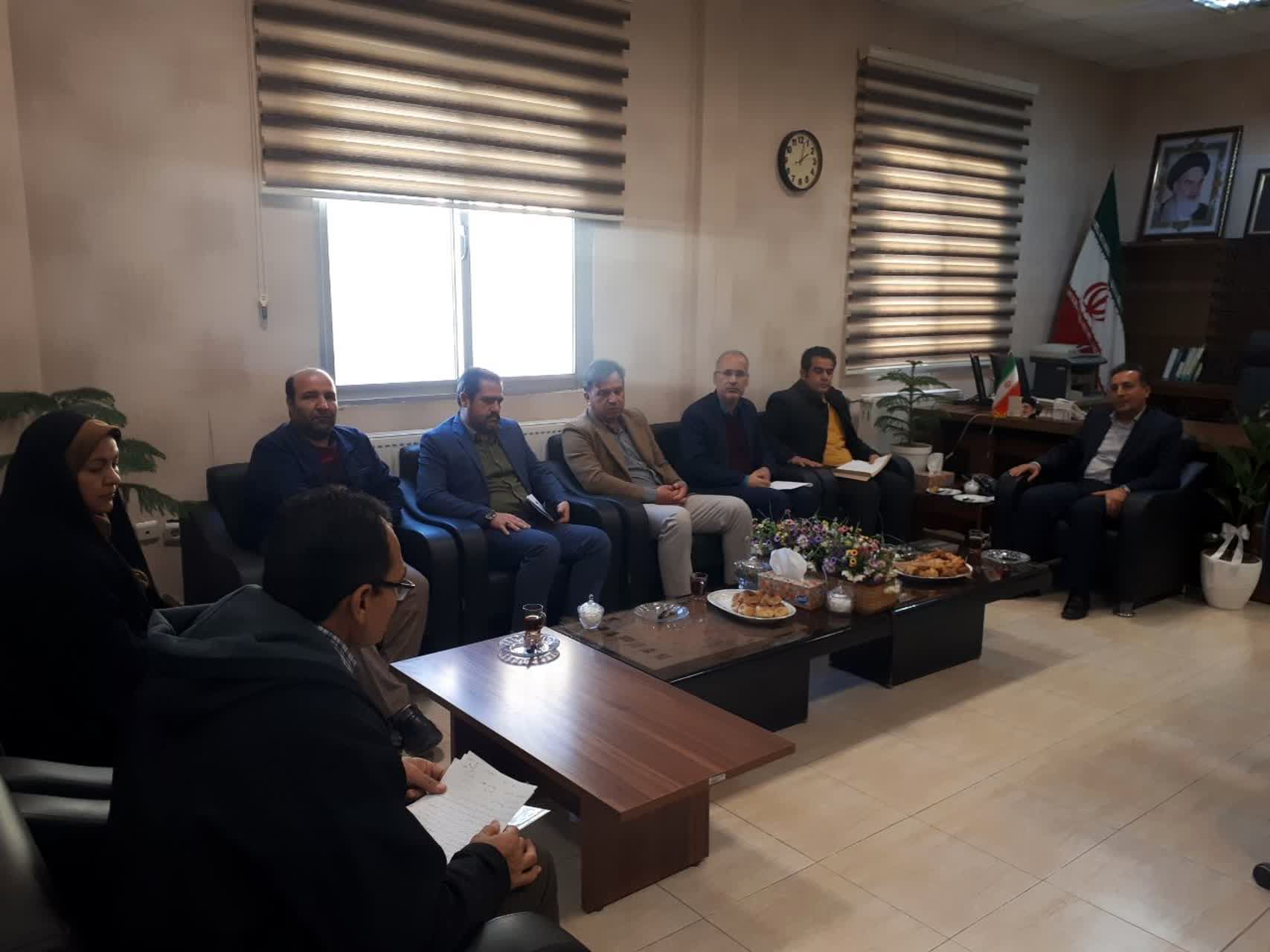 دیدار روسای ادارات با سرپرست فرمانداری شهرستان سملقان