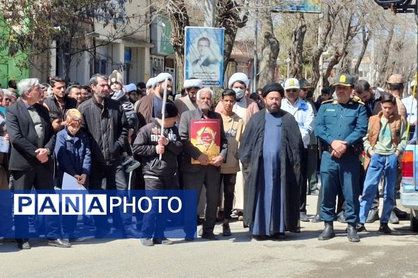 حضور پرشور مردم در راهپیمایی روز قدس در فریمان