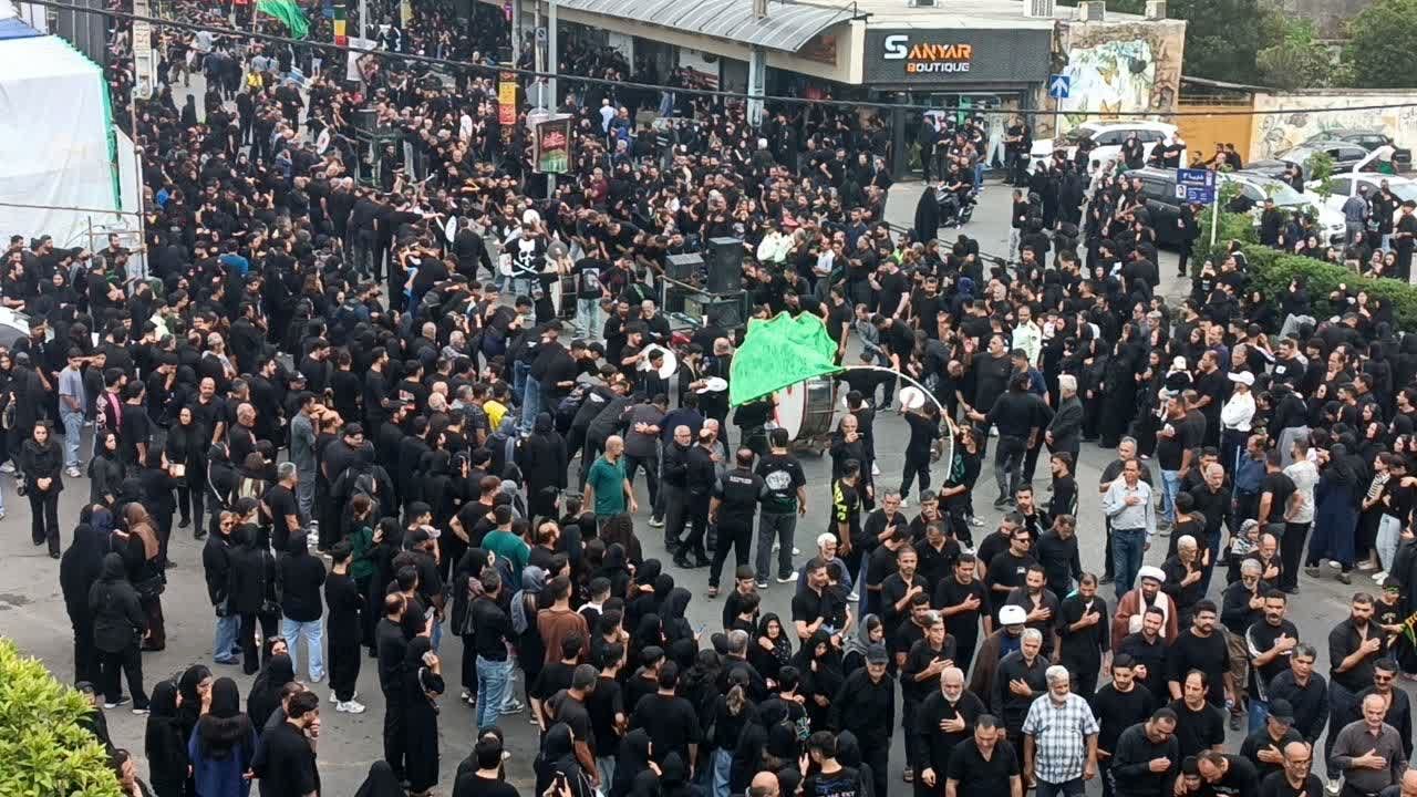 عزاداری تاسوعای حسینی در آمل 