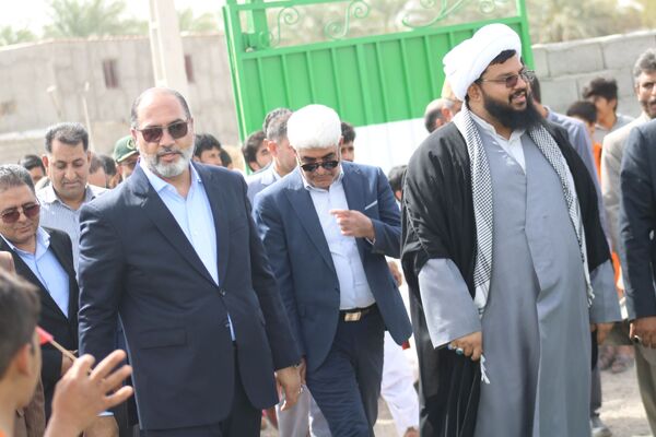 افتتاح زمین چمن روستای محمد آباد چاه ملک 
