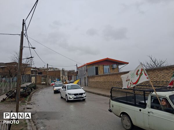راهپیمایی خودرویی «کنجوران سفلی» به سمت «شان‌آباد» 