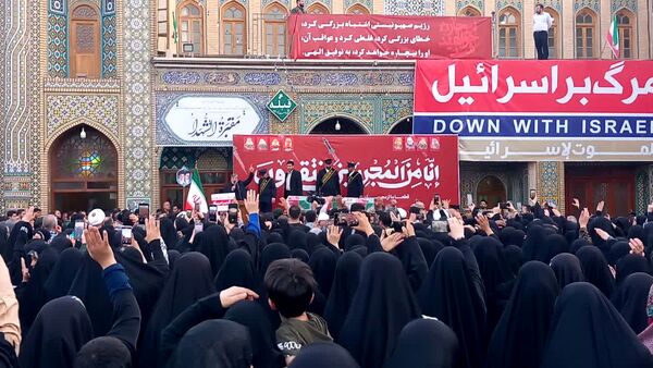 تشییع 8 شهید پدافند هوایی ارتش و هوافضای سپاه در قم