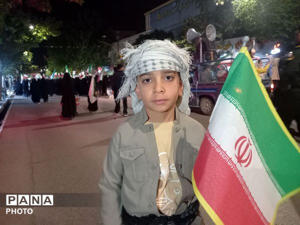 حضور پرشور مردم تویسرکان در راهپیمایی «تا پای جان برای ایران»