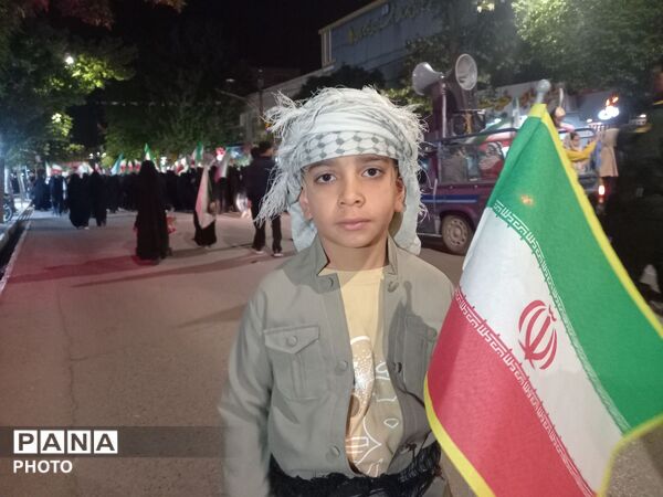 حضور پرشور مردم تویسرکان در راهپیمایی «تا پای جان برای ایران»