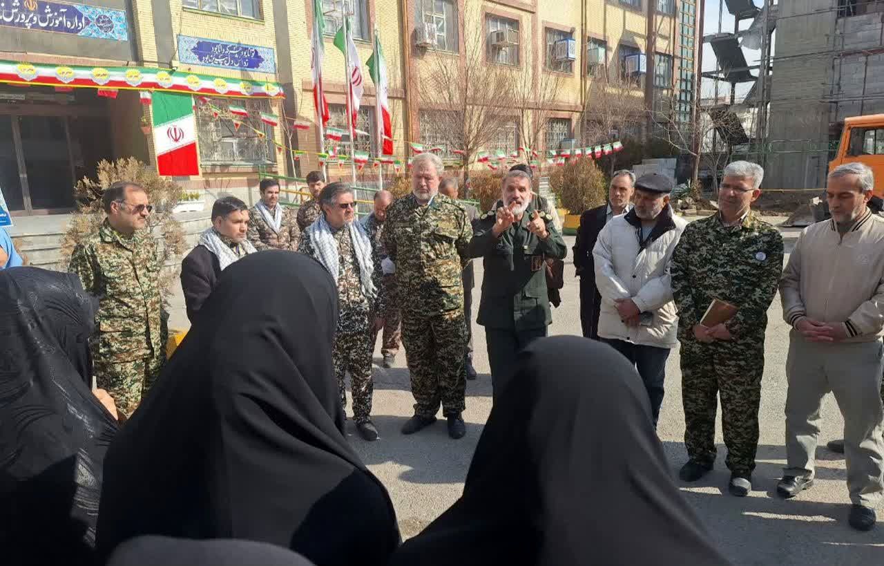 رزمایش گردان بیت المقدس گروهان 3 فرهنگیان سپاه امام رضا(ع) در ناحیه۶ مشهد