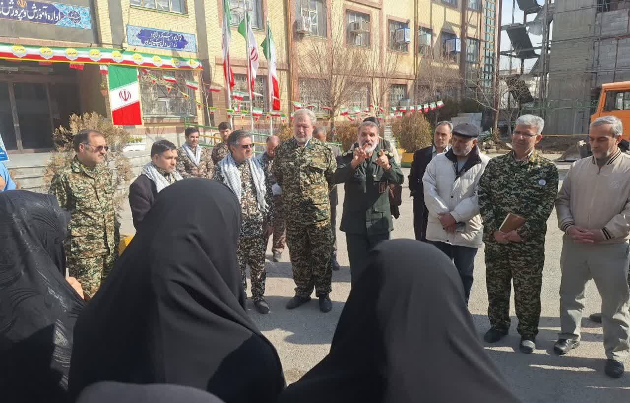 رزمایش گردان بیت المقدس گروهان 3 فرهنگیان سپاه امام رضا(ع) در ناحیه۶ مشهد